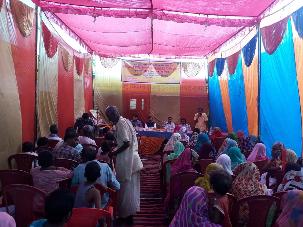 Community members attending one of our programmes